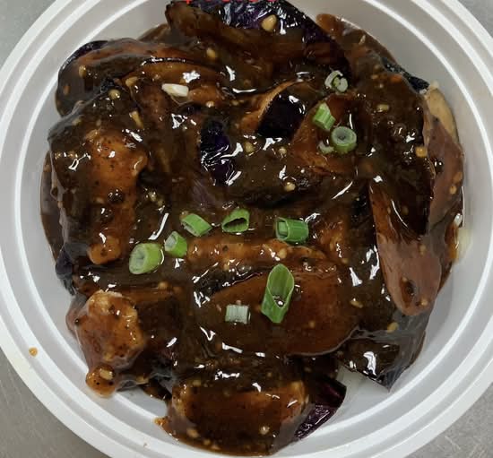 Pan Fried Stuffed Eggplant with Shrimp Paste 煎让茄子